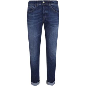 Dondup - Trousers - Blauw - Katoen