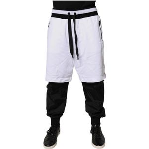 Dolce & Gabbana, Heren, Broeken, Zwart, Maat: L Katoen,