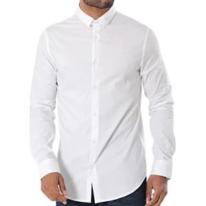 Armani Exchange, Heren, Overhemden, Wit, Maat: XL