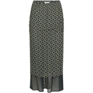 Dries Van Noten, Dames, Rokken, Groen, Maat: XS Polyamide,