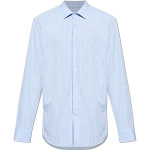 Etro, Heren, Overhemden, Blauw, Maat: L Katoen,