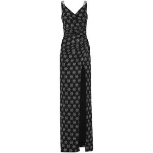Philipp Plein, Dames, Jurken, Zwart, Maat: M Poliester,