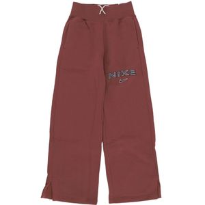 Hoge taille joggingbroek met ruime pasvorm en logo voor dames Nike Phoenix Fleece