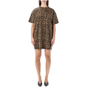 Anine Bing, Dames, Jurken, Bruin, Maat: S Katoen,