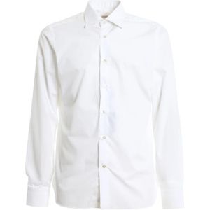 Borriello Napoli, Heren, Overhemden, Wit, Maat: 3XL Katoen,