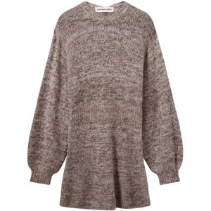 Designers Remix, Dames, Jurken, Bruin, Maat: M Wol,