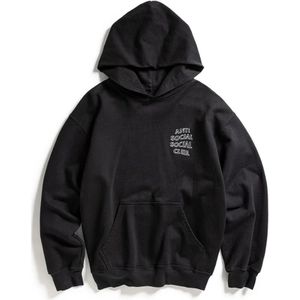 Anti Social Social Club, Heren, Sweatshirts & Hoodies, Zwart, Maat: M