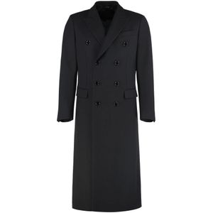 Tom Ford, Heren, Mantels, Zwart, Maat: L Wol,