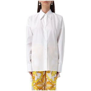 Dolce & Gabbana, Dames, Blouses & Shirts, Wit, Maat: L
