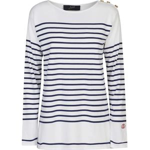 Seafarer, Dames, Truien, Blauw, Maat: L Katoen,