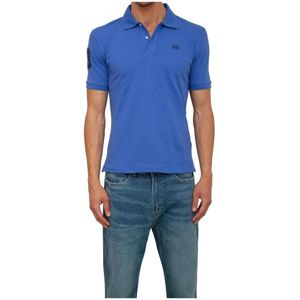 La Martina, Heren, Tops, Blauw, Maat: L Katoen,