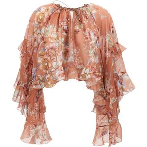 Zimmermann, Dames, Blouses & Shirts, Veelkleurig, Maat: S Katoen,