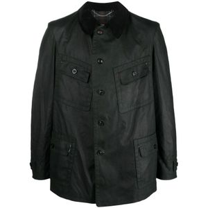 Maison Margiela, Heren, Jassen, Blauw, Maat: M Katoen,