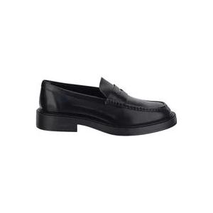 Tod's Luxe Leren Loafers voor Heren , Black , Heren , Maat: 44 EU