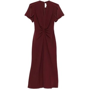 Victoria Beckham, Dames, Jurken, Rood, Maat: S