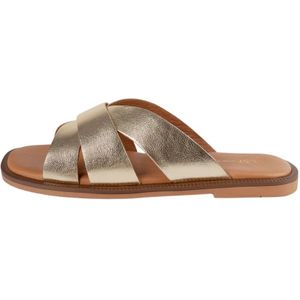 L37, Dames, Schoenen, Geel, Maat: 40 EU Leer,