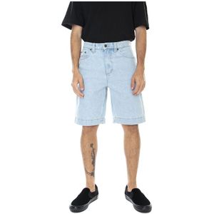 Karl Kani, Heren, Korte broeken, Blauw, Maat: XS Katoen,