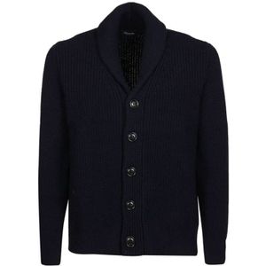 Drumohr, Heren, Truien, Blauw, Maat: M Wol,