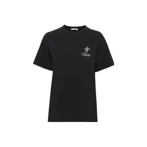 Chloé T-Hemden , Black , Dames , Maat: M