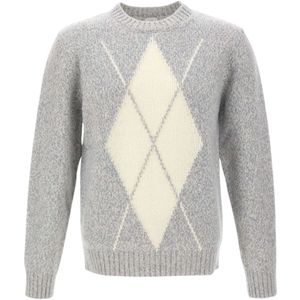 Eleventy, Heren, Truien, Grijs, Maat: M