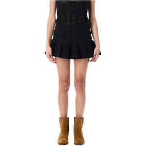 Marant étoile, Dames, Rokken, Zwart, Maat: XS Katoen,