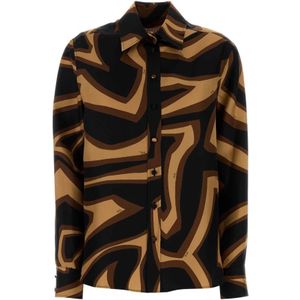 Pucci, Dames, Blouses & Shirts, Veelkleurig, Maat: M Zijde,