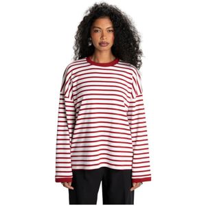 Guaja., Dames, Tops, Rood, Maat: S/M Tweed,