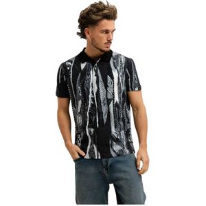 Carlo Colucci, Heren, Tops, Zwart, Maat: S Katoen,