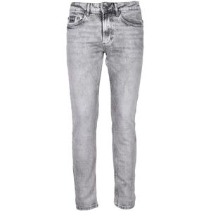 Versace Jeans Couture, Heren, Jeans, Grijs, Maat: W38 Katoen,