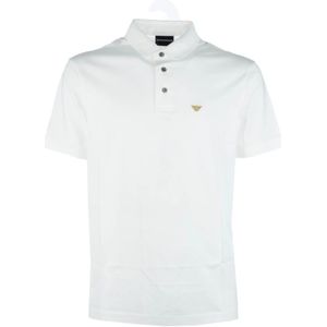Emporio Armani, Heren, Tops, Wit, Maat: XS Katoen,