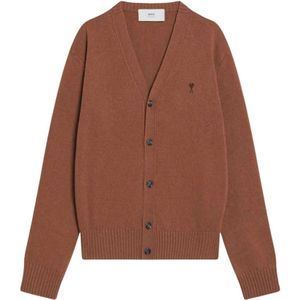 Ami Paris, Heren, Truien, Bruin, Maat: S Kasjmier,