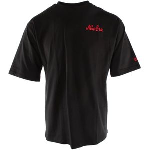 New Era, Heren, Tops, Zwart, Maat: M Katoen,
