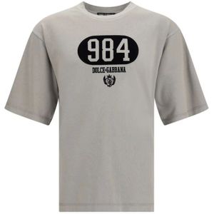 Dolce & Gabbana, Heren, Tops, Beige, Maat: S Katoen,