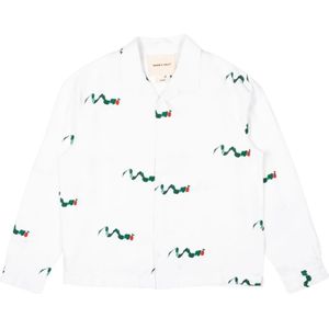 Bram's Fruit, Heren, Overhemden, Wit, Maat: M Acryl,