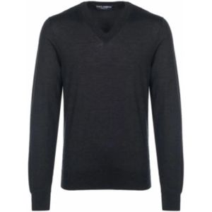 Dolce & Gabbana, Heren, Truien, Grijs, Maat: M Katoen,