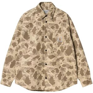 Carhartt Wip, Heren, Overhemden, Bruin, Maat: S Katoen,