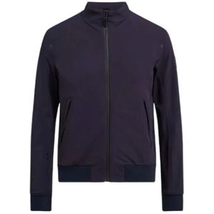 Belstaff, Heren, Jassen, Blauw, Maat: L Nylon,