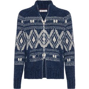 Brunello Cucinelli, Heren, Truien, Veelkleurig, Maat: XL