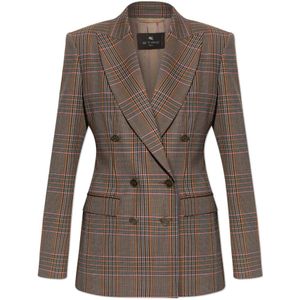 Etro, Dames, Jassen, Bruin, Maat: 2XS Wol,