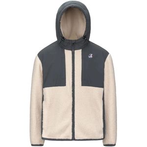 K-Way, Heren, Sweatshirts & Hoodies, Beige, Maat: M Fleece,