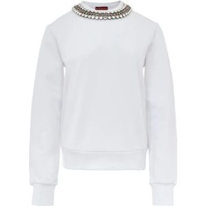 Gucci, Dames, Sweatshirts & Hoodies, Wit, Maat: L Katoen,