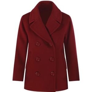 Max Mara, Dames, Mantels, Rood, Maat: M Zijde,