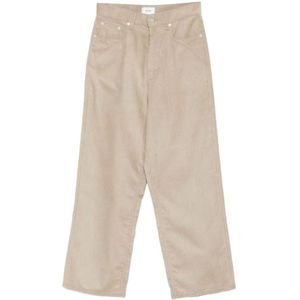 Haikure, Heren, Broeken, Beige, Maat: W30 Corduroy,