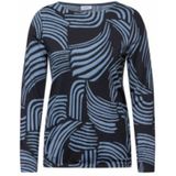 CECIL Shirt  blauw / nachtblauw / lichtblauw