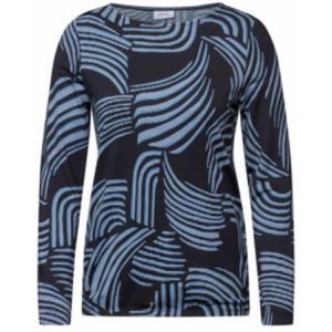 Cecil, Dames, Tops, Blauw, Maat: S