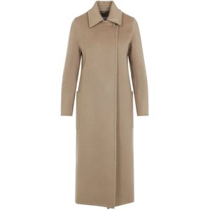Max Mara, Dames, Mantels, Beige, Maat: 3XS Kasjmier,