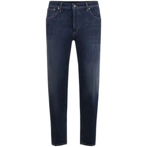 Dondup, Heren, Jeans, Blauw, Maat: W35 Katoen,