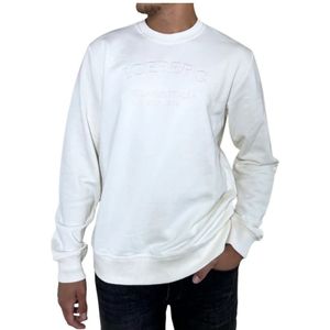 Iceberg, Heren, Sweatshirts & Hoodies, Wit, Maat: XL