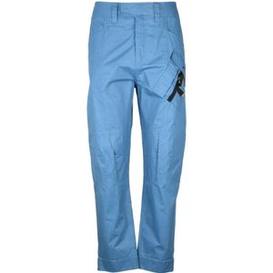 Dior, Heren, Broeken, Blauw, Maat: S Katoen,