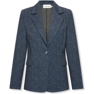 Helena Hart, Dames, Jassen, Blauw, Maat: XS Tweed,